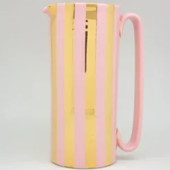Caraffa Serlio Mercante oro 24K e rosa