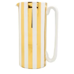 Caraffa Serlio Mercante oro 24K e bianco