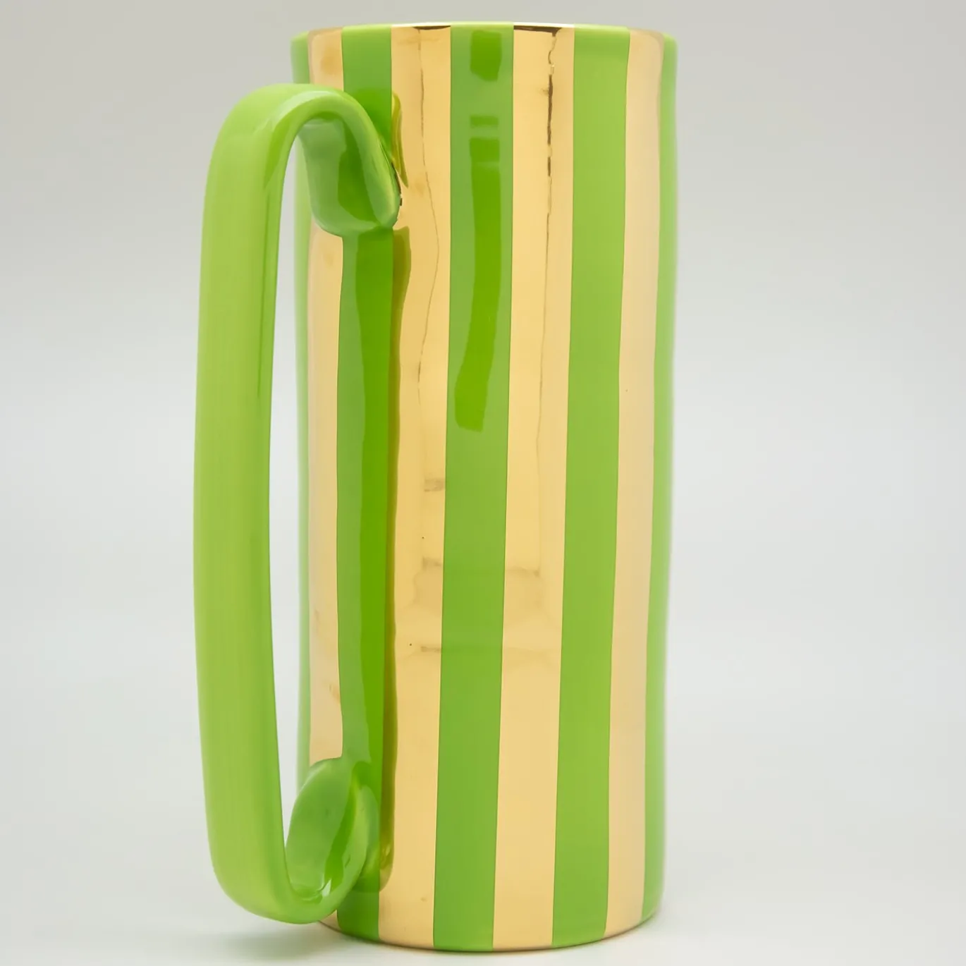Caraffa Serlio Mercante oro 24K e verde