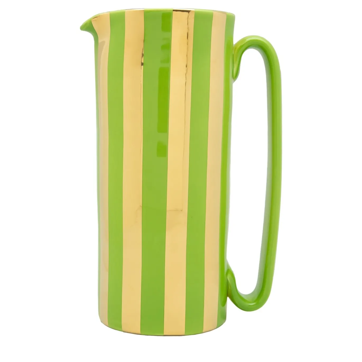 Caraffa Serlio Mercante oro 24K e verde