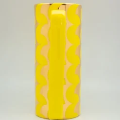 Caraffa Serlio ZigZag Oro 24K e Giallo