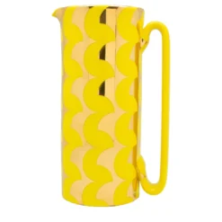 Caraffa Serlio ZigZag Oro 24K e Giallo