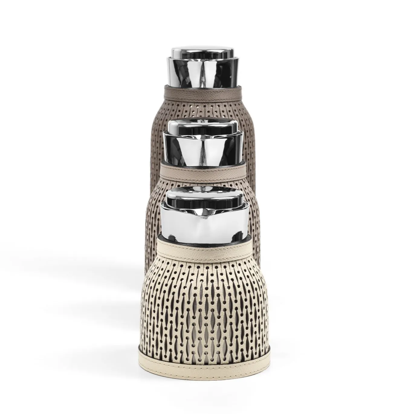 Caraffa Termica Diana Grande Terra in Pelle Marrone