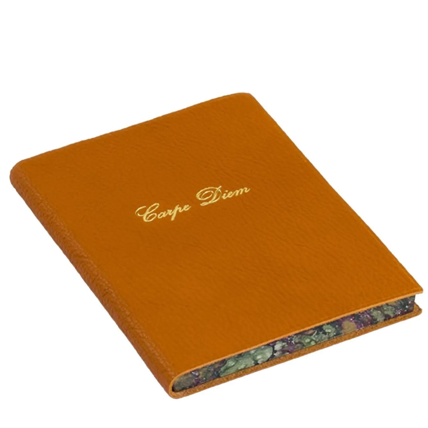 Carpe Diem Set di 2 diari arancioni