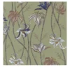 Carta da parati Fiori Verde Salvia