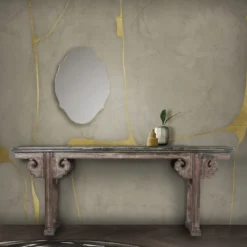 Carta da Parati Kintsugi Dorata