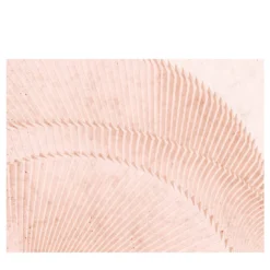 Carta da parati plissé orizzontale Pink Fan