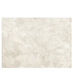 Carta da parati testurizzata Foglie di palma beige