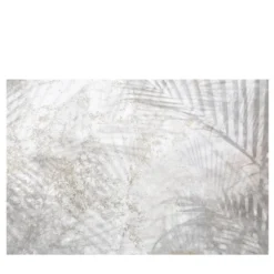 Carta da parati testurizzata Foglie beige
