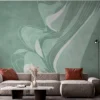 Carta da parati testurizzata Soft Motion verde