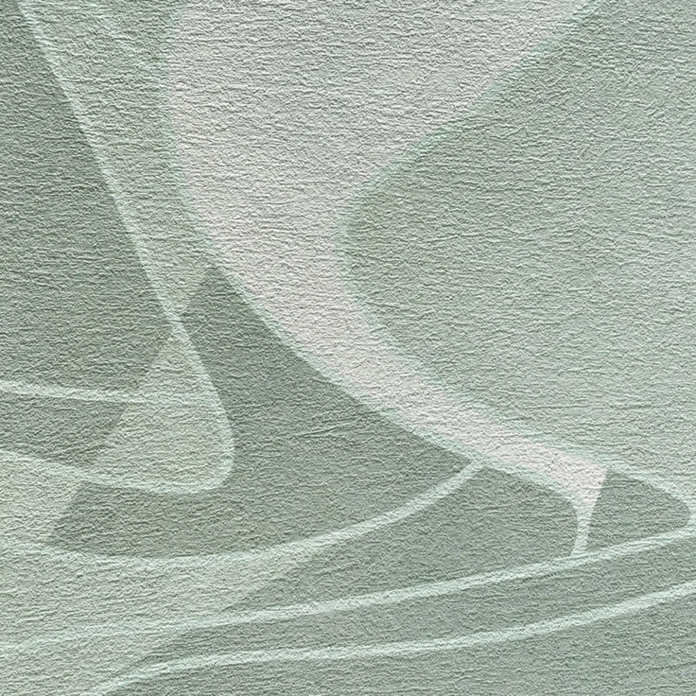Carta da parati testurizzata Soft Motion verde