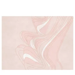 Carta da parati testurizzata Soft Motion rosa