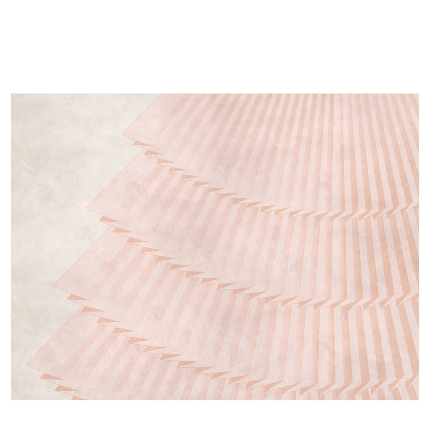 Carta da parati verticale plissé Pink Fan