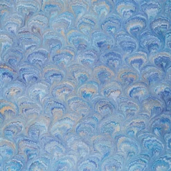 Carta marmorizzata blu e verde