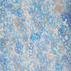 Carta marmorizzata blu e verde
