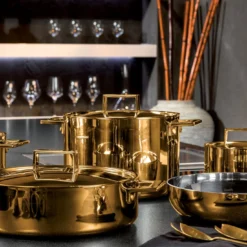 Casseruola Attiva Gold da 16 cm con coperchio