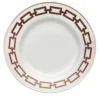 Catene Scarlatto Set di 6 piatti da dessert di Gio Ponti