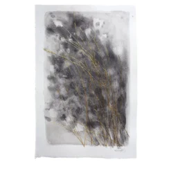 Cenere E Oro Pittura su carta