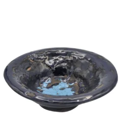 Centrotavola blu e nero
