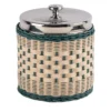 Cestino Irisin Midollo Bicolore Blu/Naturale con Porta Ghiaccio