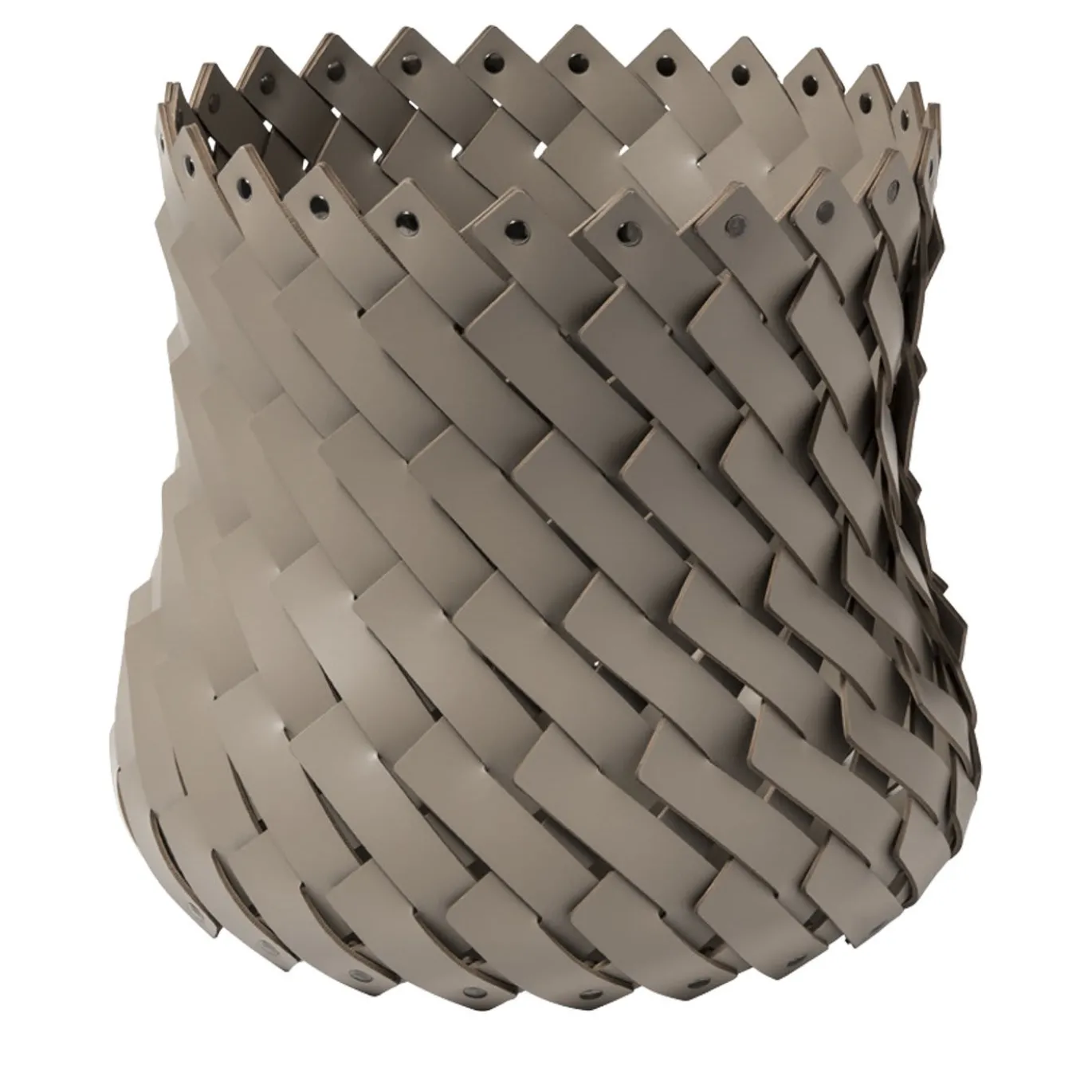 Cestino medio Almeria Taupe