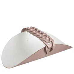 Cestino per asciugamani da mano in pelle Riviera Ash Rose e Oyster