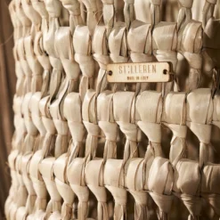 Cestino rigido nudo e turchese