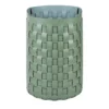 Cesto per biancheria Bottega Eucalyptus/Sky Blue di Caterina Brava