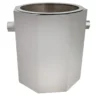 Champagne Glacette Cilindrico in Ottone Argento Del Monte