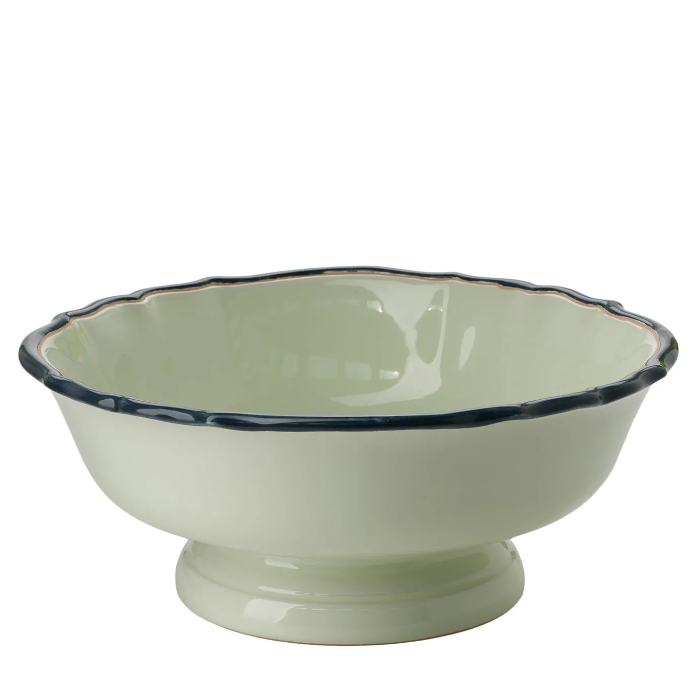 Ciotola da frutta in ceramica Monogram Verde Velluto Botanico