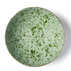 Ciotola da portata in ceramica Green Pois
