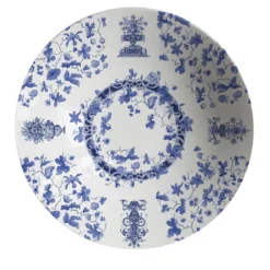 Ciotola grande in porcellana Garden Of Eden con decorazione blu