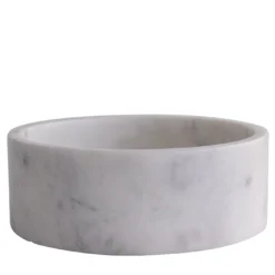 Ciotola moderna in marmo bianco di Carrara