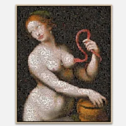 Cleopatra serie di stampe rinascimentali enigmistiche 2023