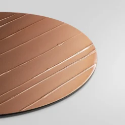 Collezione Tracce - Set di 4 Sottopiattti Rotondi in Rame
