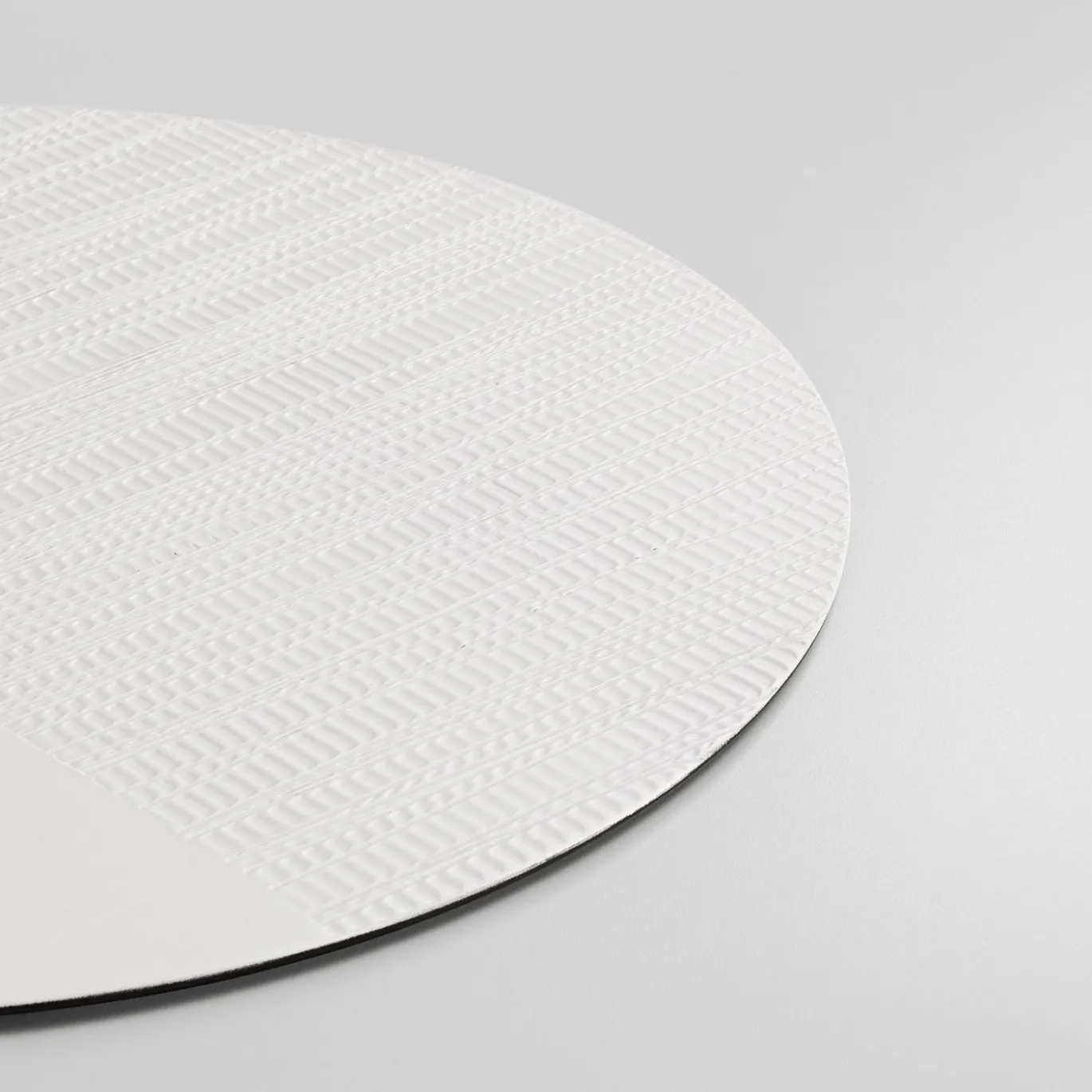 Collezione Tracce - Set di 4 Sottopiatti Rotondi in Gesso
