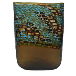Collezione Windows Cubism Vaso Turchese di Tsuchida Yasuhiko