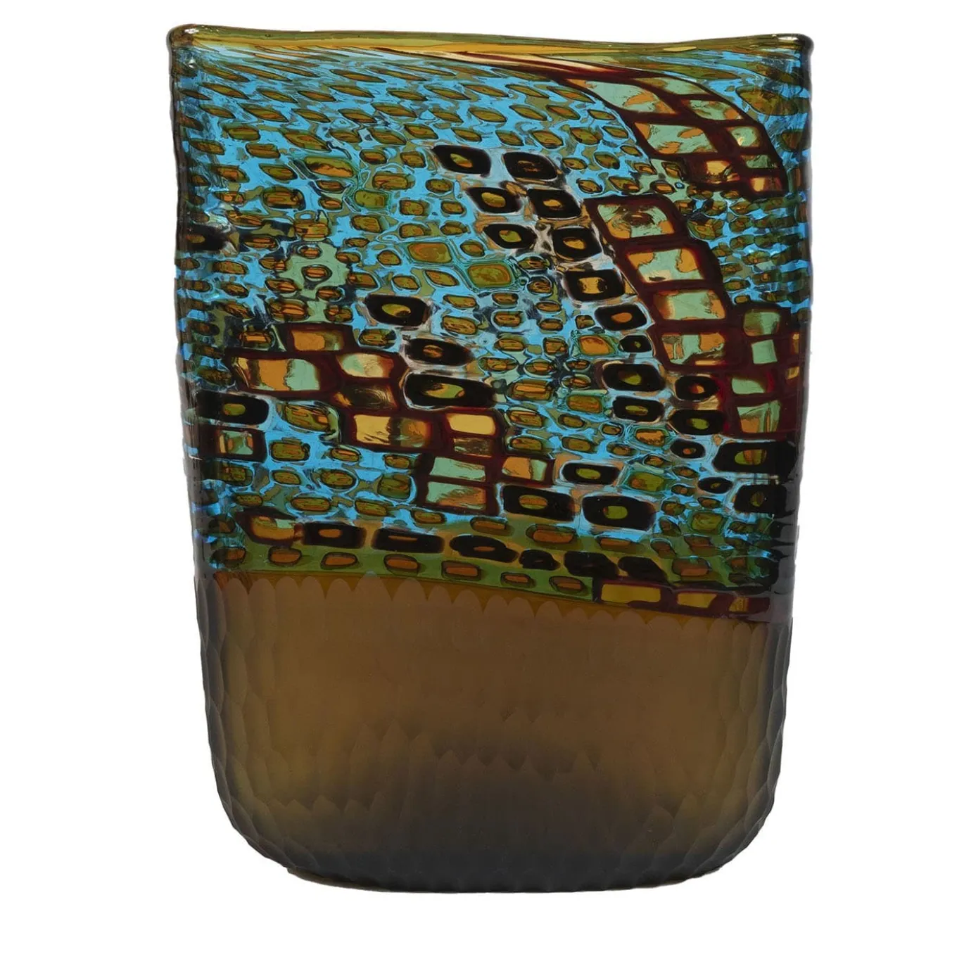 Collezione Windows Cubism Vaso Turchese di Tsuchida Yasuhiko
