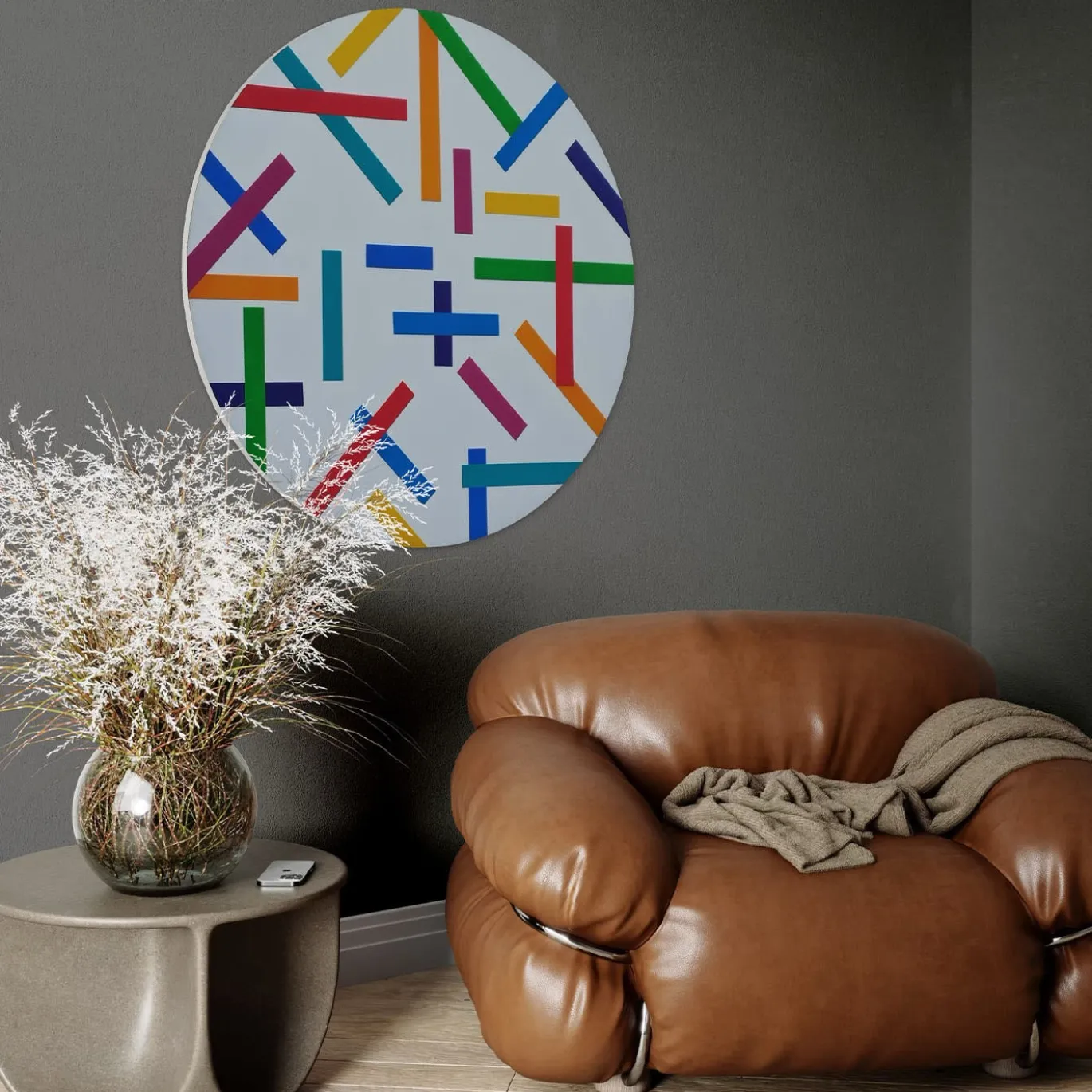 Color Spaces Rhythm and Colors Pittura acrilica su tela