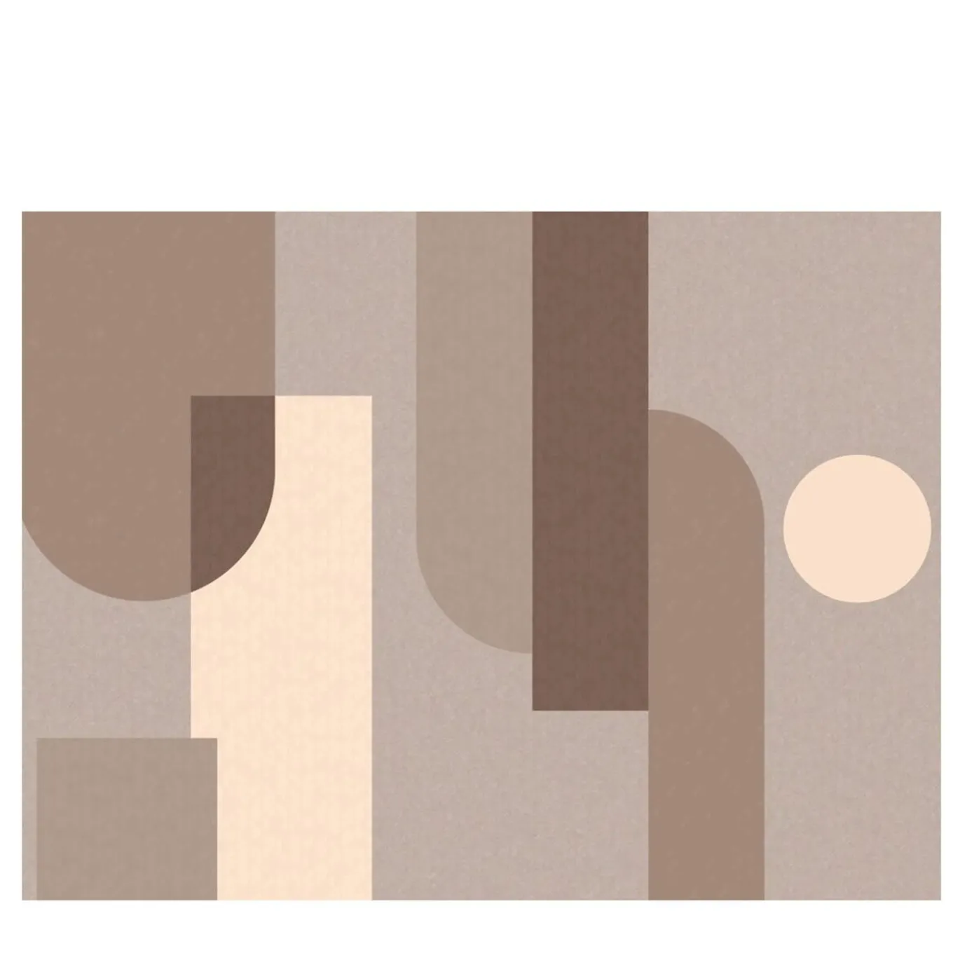 Composition Beige Bhaus 100 Carta da parati