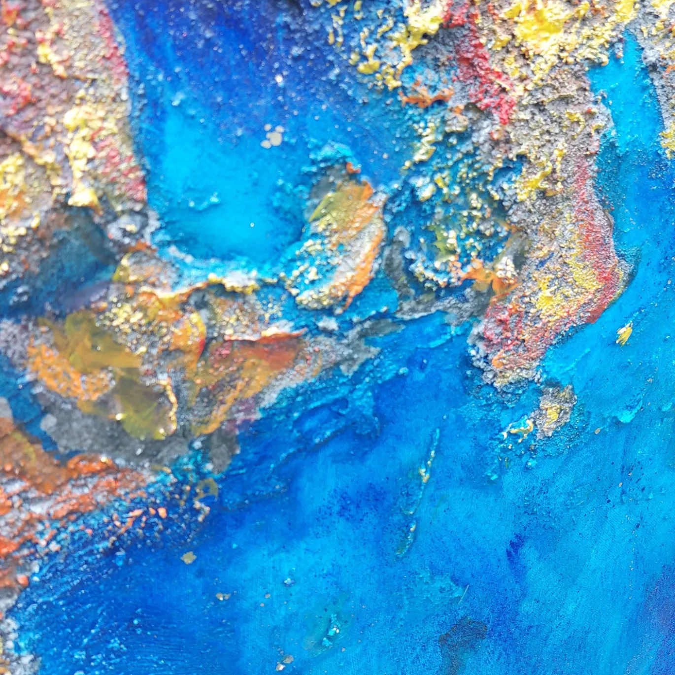 Coralli d'oro Pittura a tecnica mista