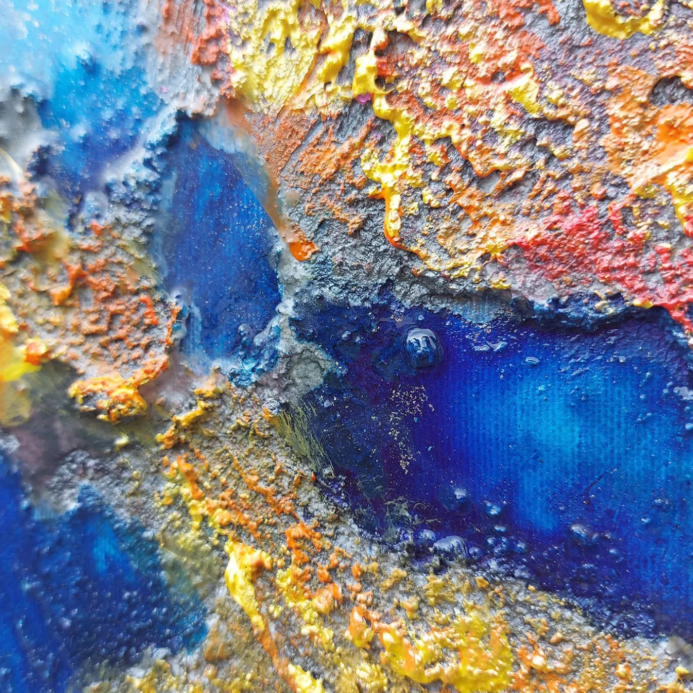 Coralli d'oro Pittura a tecnica mista