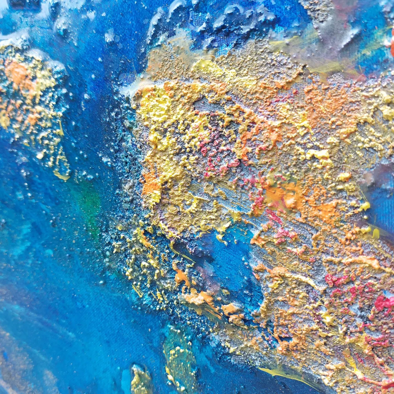 Coralli d'oro Pittura a tecnica mista