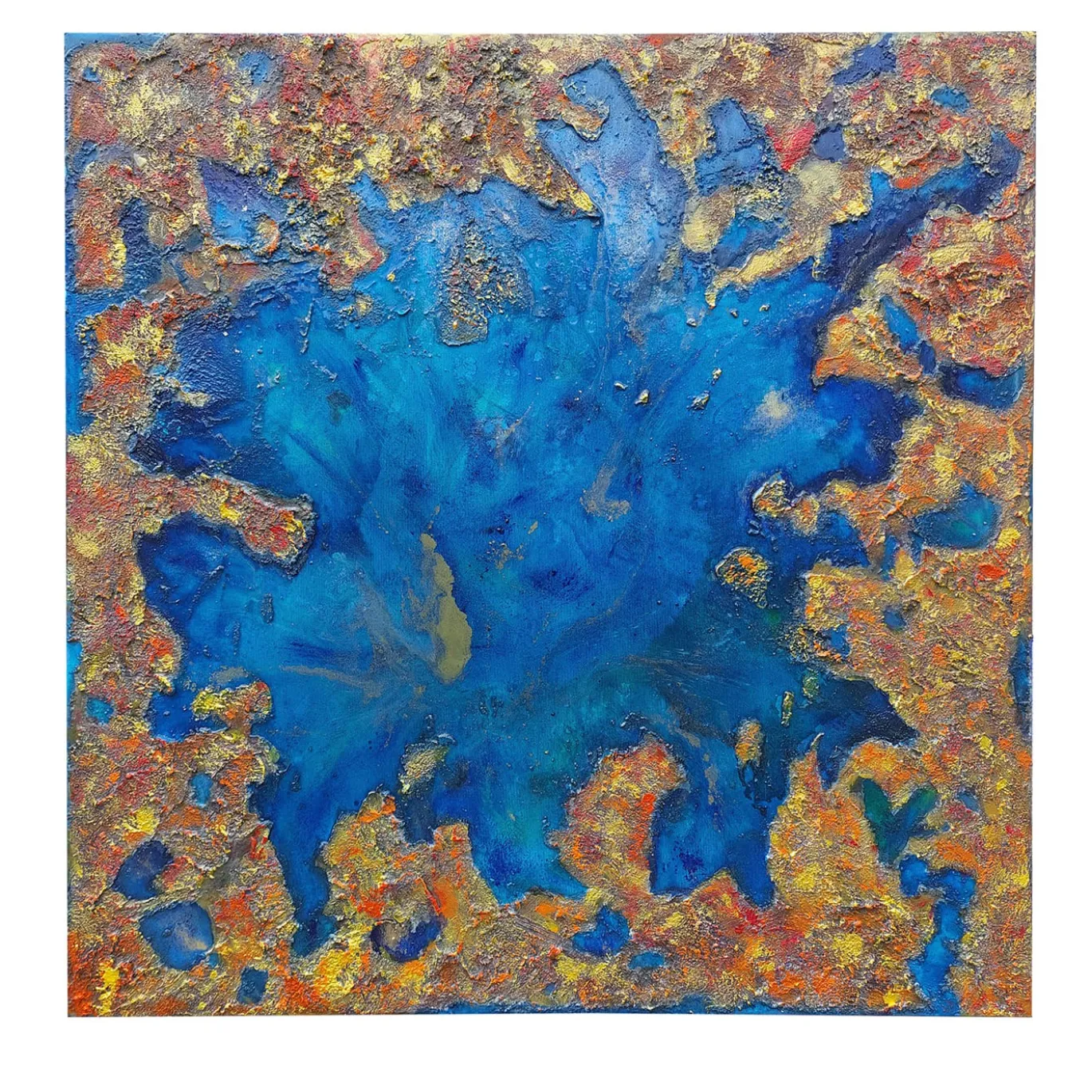 Coralli d'oro Pittura a tecnica mista