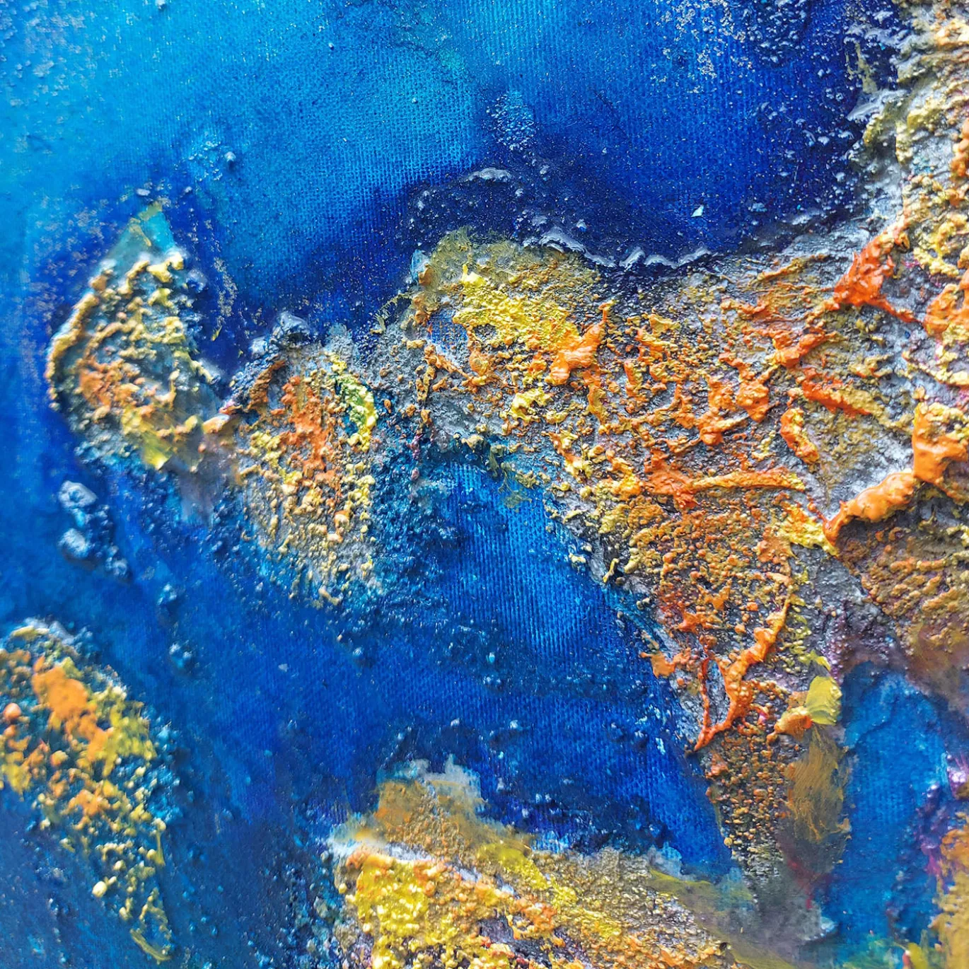 Coralli d'oro Pittura a tecnica mista