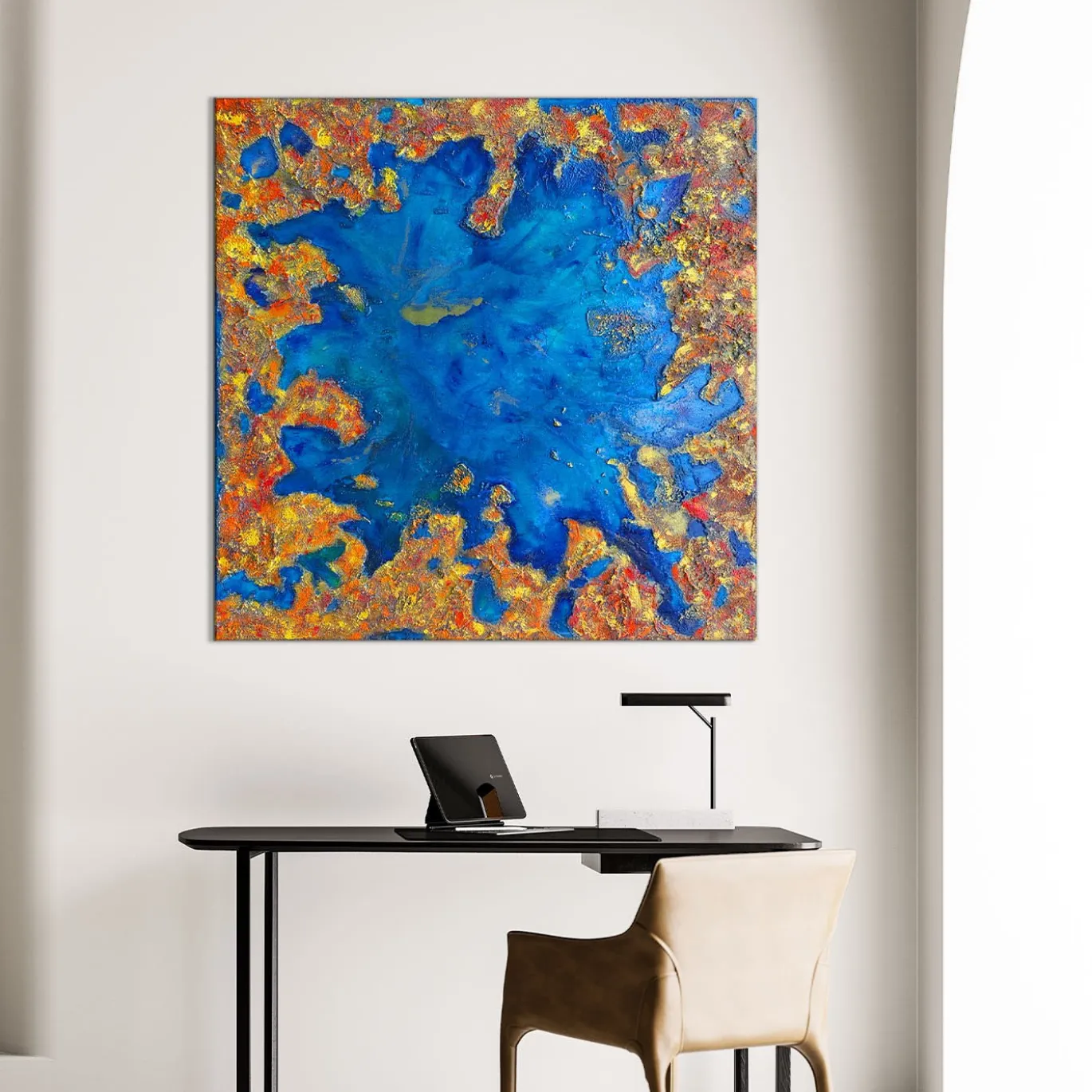 Coralli d'oro Pittura a tecnica mista