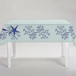 Corallo Blu Tovaglia rettangolare turchese
