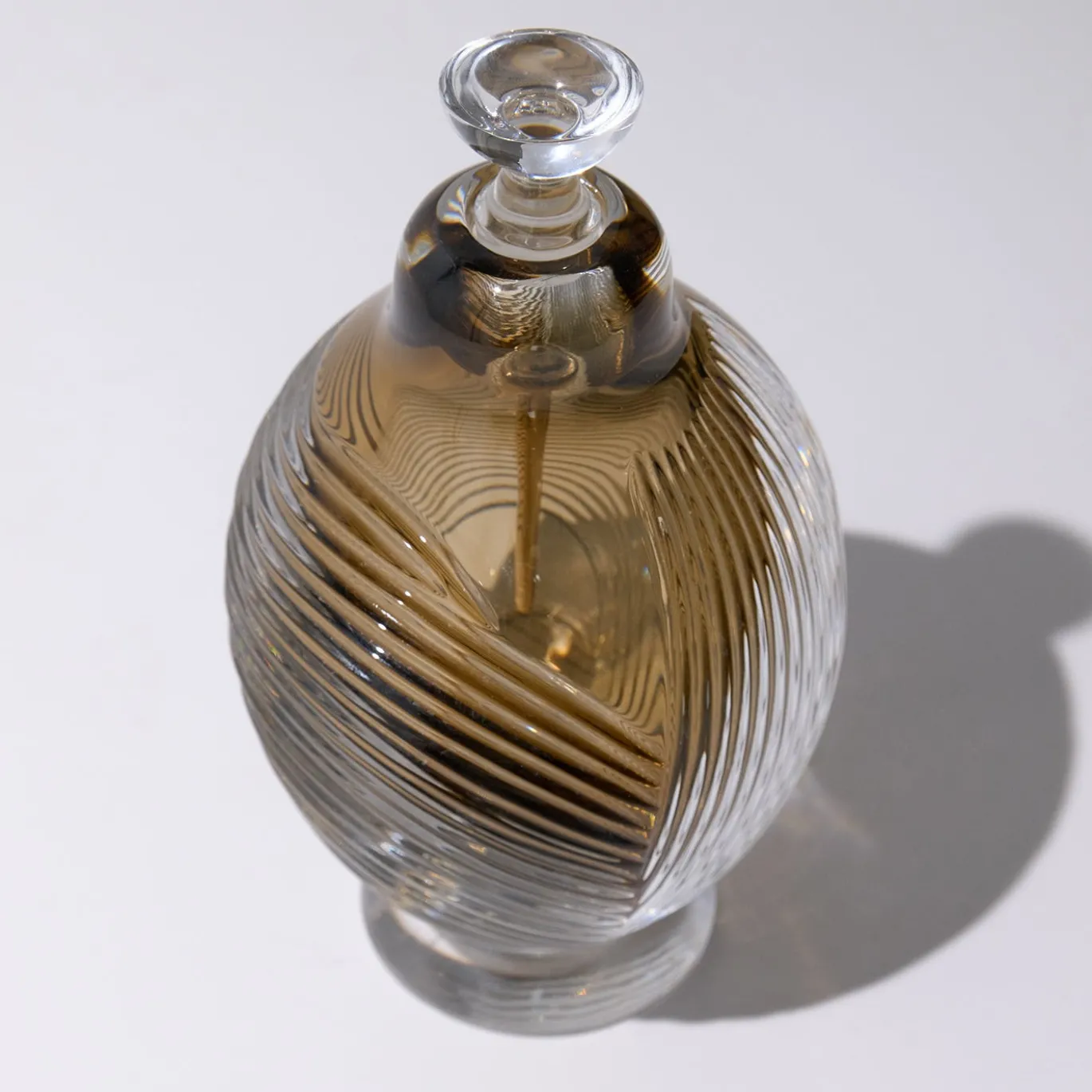 Cor Fumèdor Bottiglia in cristallo grigio fumé
