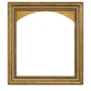 Cornice ad arco Salvator Rosa oro e avorio