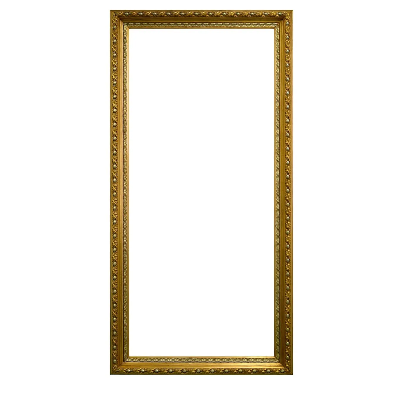 Cornice Luigi XVI in argento e oro